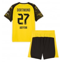 Koszulka piłkarska Borussia Dortmund Karim Adeyemi #27 Strój Domowy dla dzieci 2025-26 tanio Krótki Rękaw (+ Krótkie spodenki)